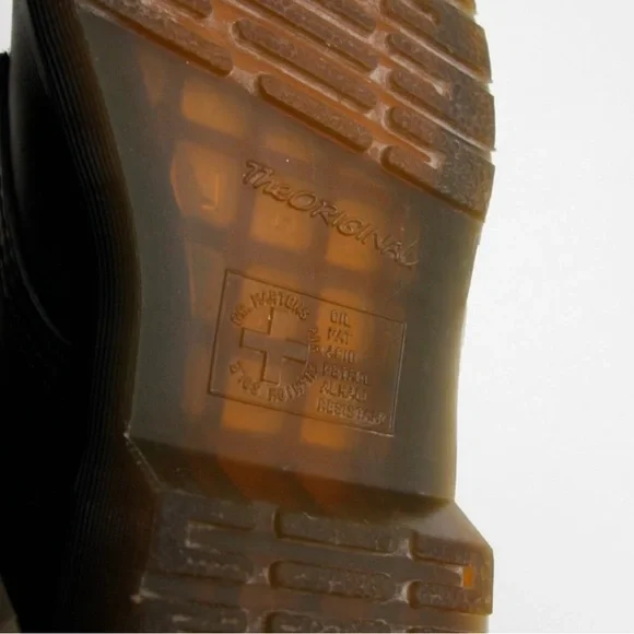 Dr Martens 1460 WOMEN'S SMOOTH LEATHER LACE UP BOOTS Excellent pre-owned! - Picture 7 of 11